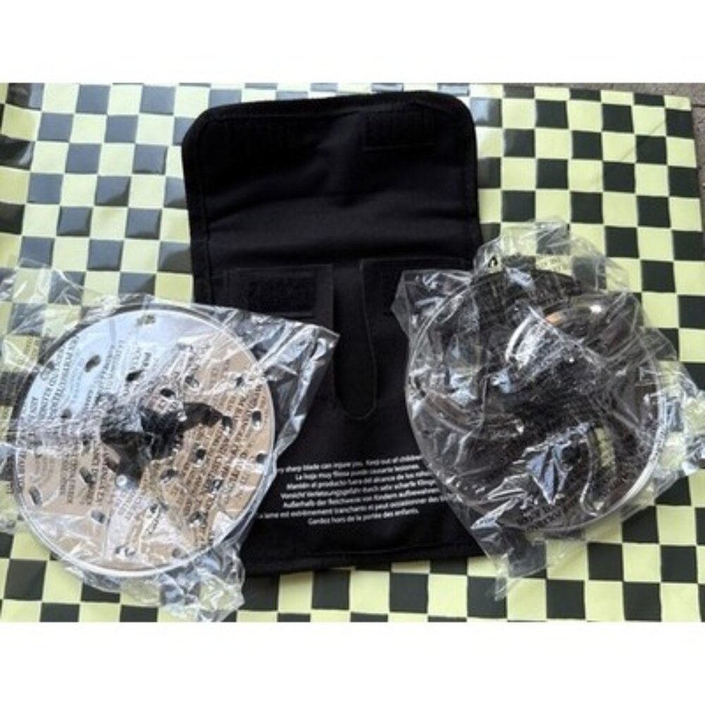 Pampered Chef 1527 Multi Grater‎ & Slicer Replacement Blades #1  & #3 New